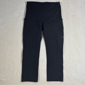 Lululemon Fast and Free high-rise crop leggings featuring side pockets